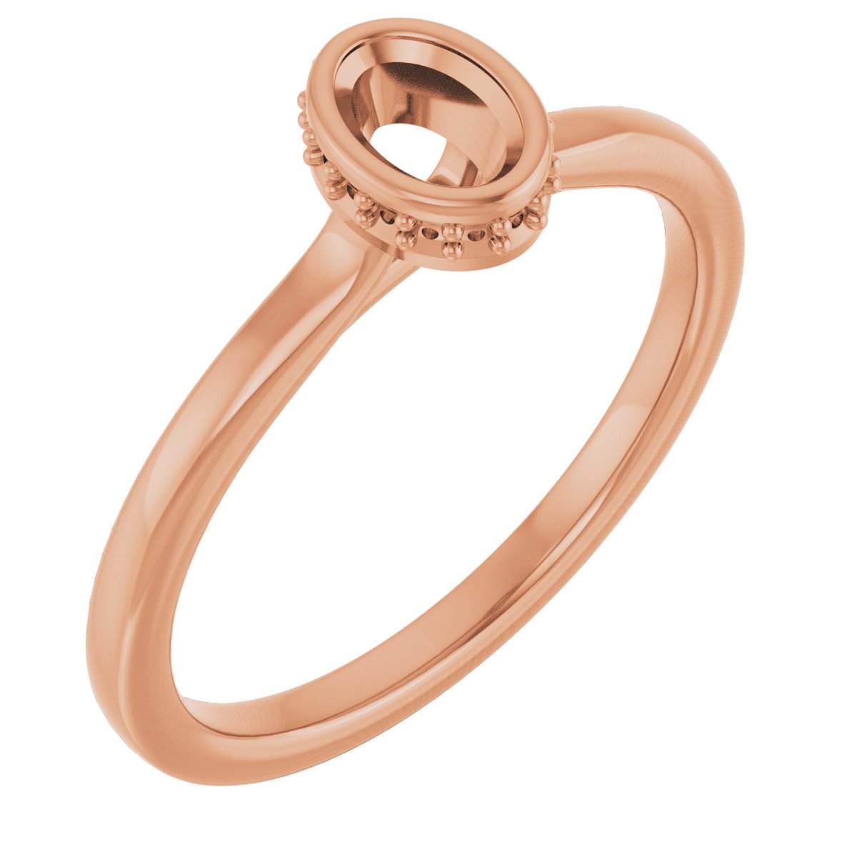 Hidden Halo-Style Engagement Ring