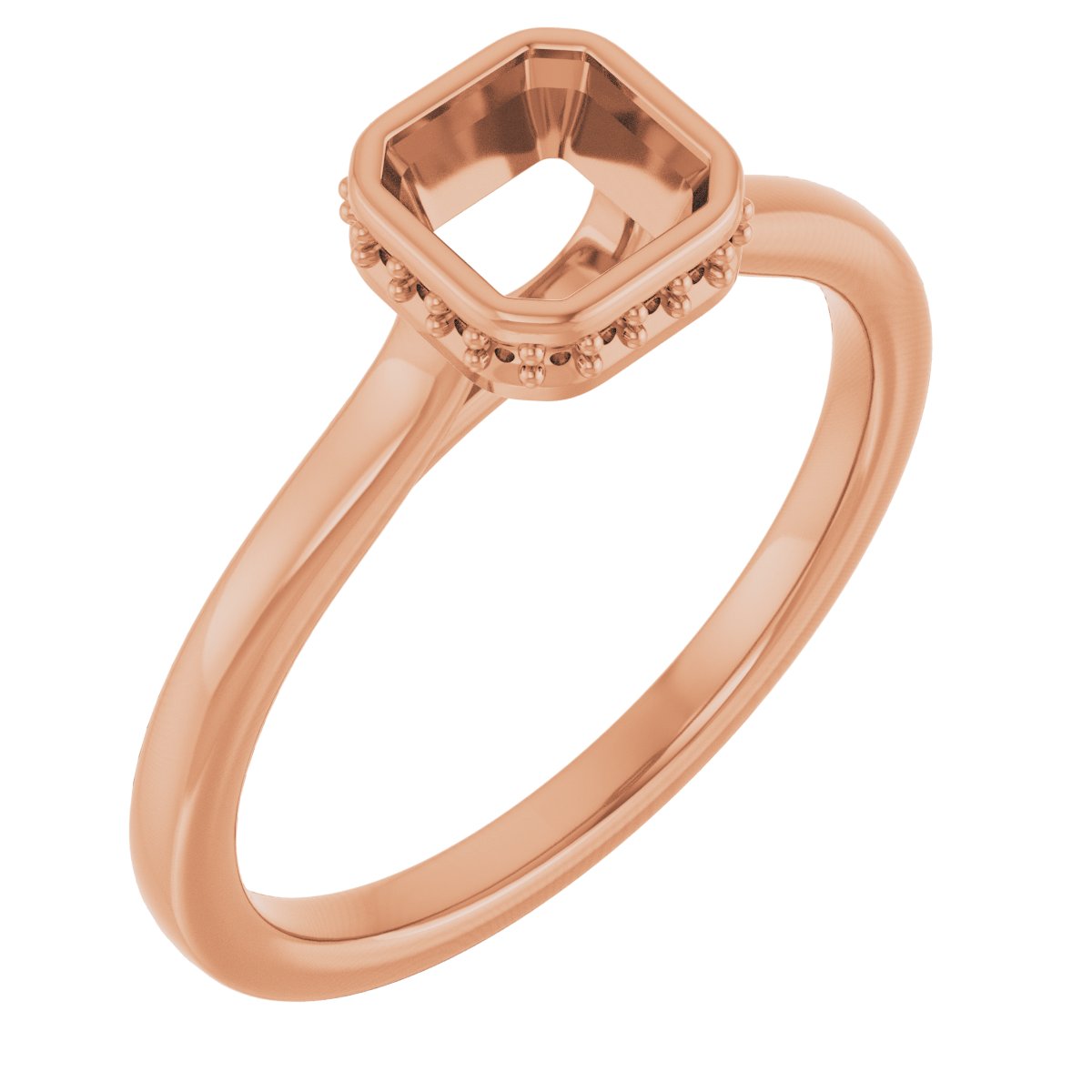 Hidden Halo-Style Engagement Ring