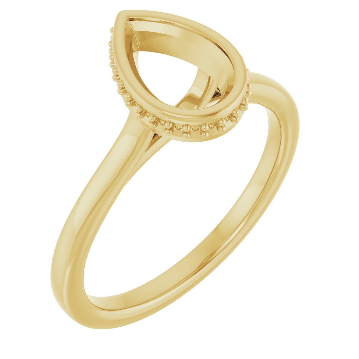 Hidden Halo-Style Engagement Ring