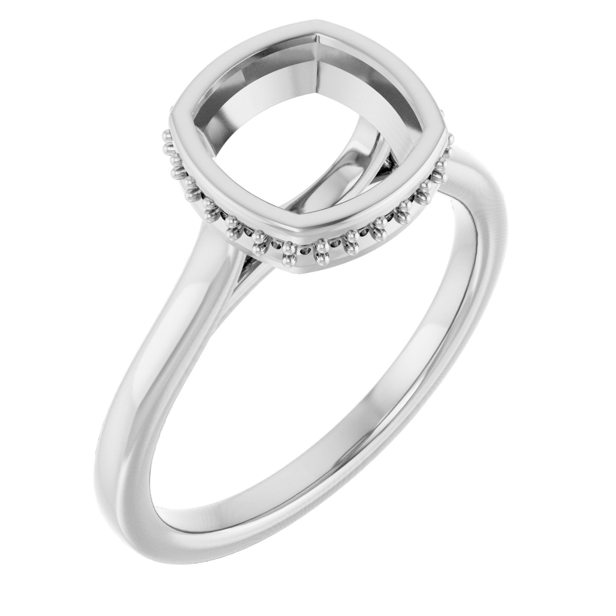 Hidden Halo-Style Engagement Ring