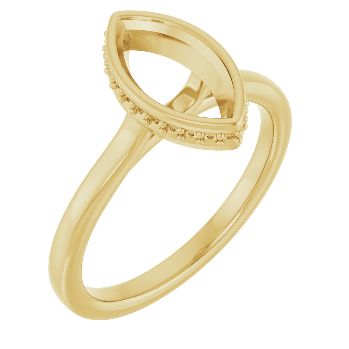 Hidden Halo-Style Engagement Ring