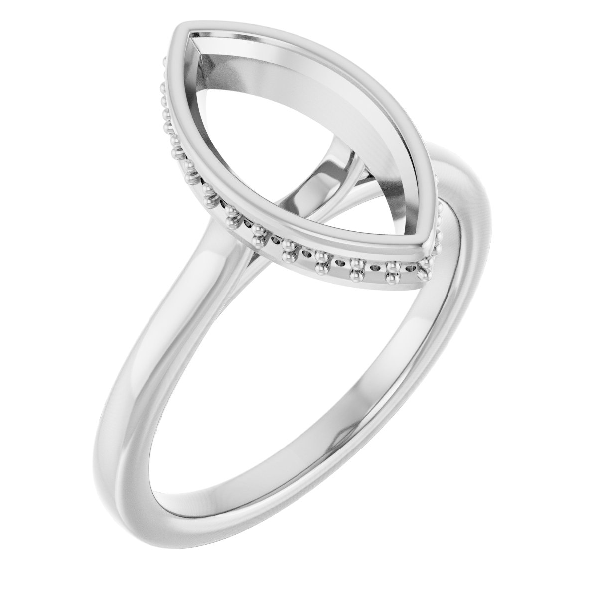 Hidden Halo-Style Engagement Ring