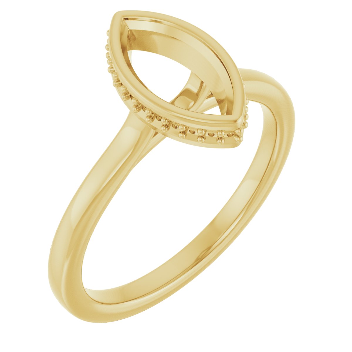 Hidden Halo-Style Engagement Ring