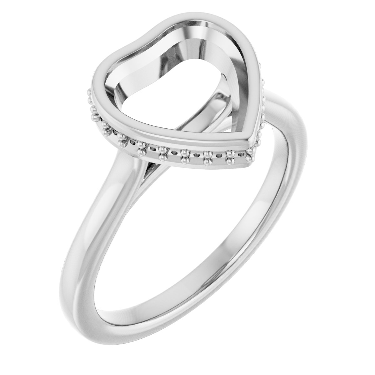 Hidden Halo-Style Engagement Ring