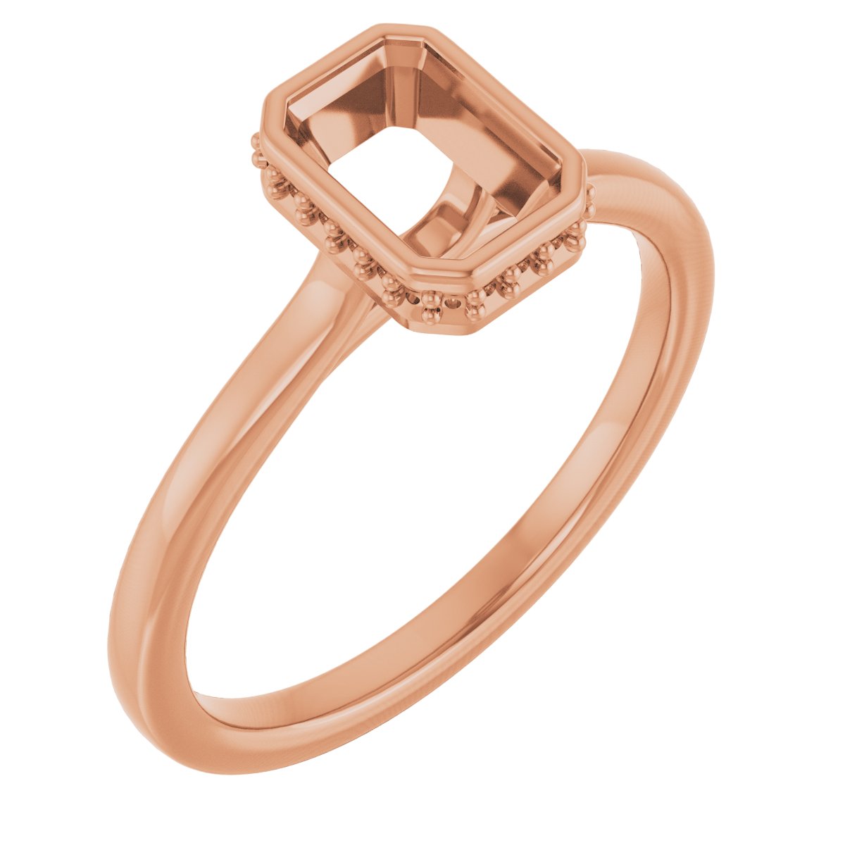 Hidden Halo-Style Engagement Ring