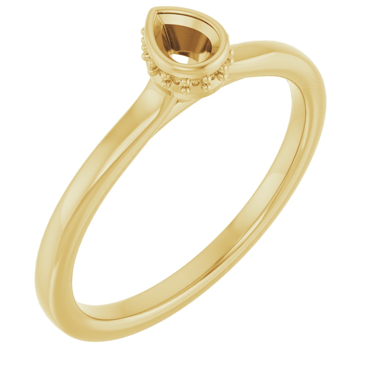 Hidden Halo-Style Engagement Ring