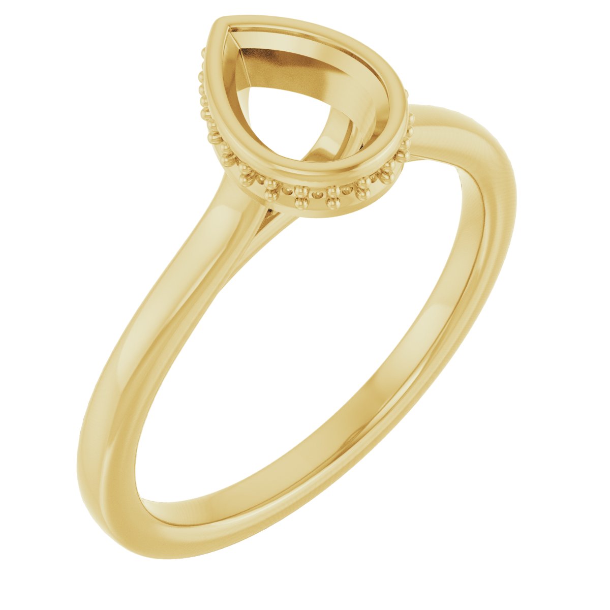 Hidden Halo-Style Engagement Ring