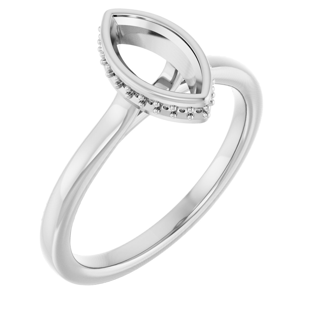 Hidden Halo-Style Engagement Ring
