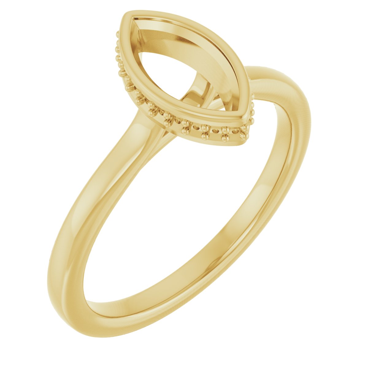 Hidden Halo-Style Engagement Ring