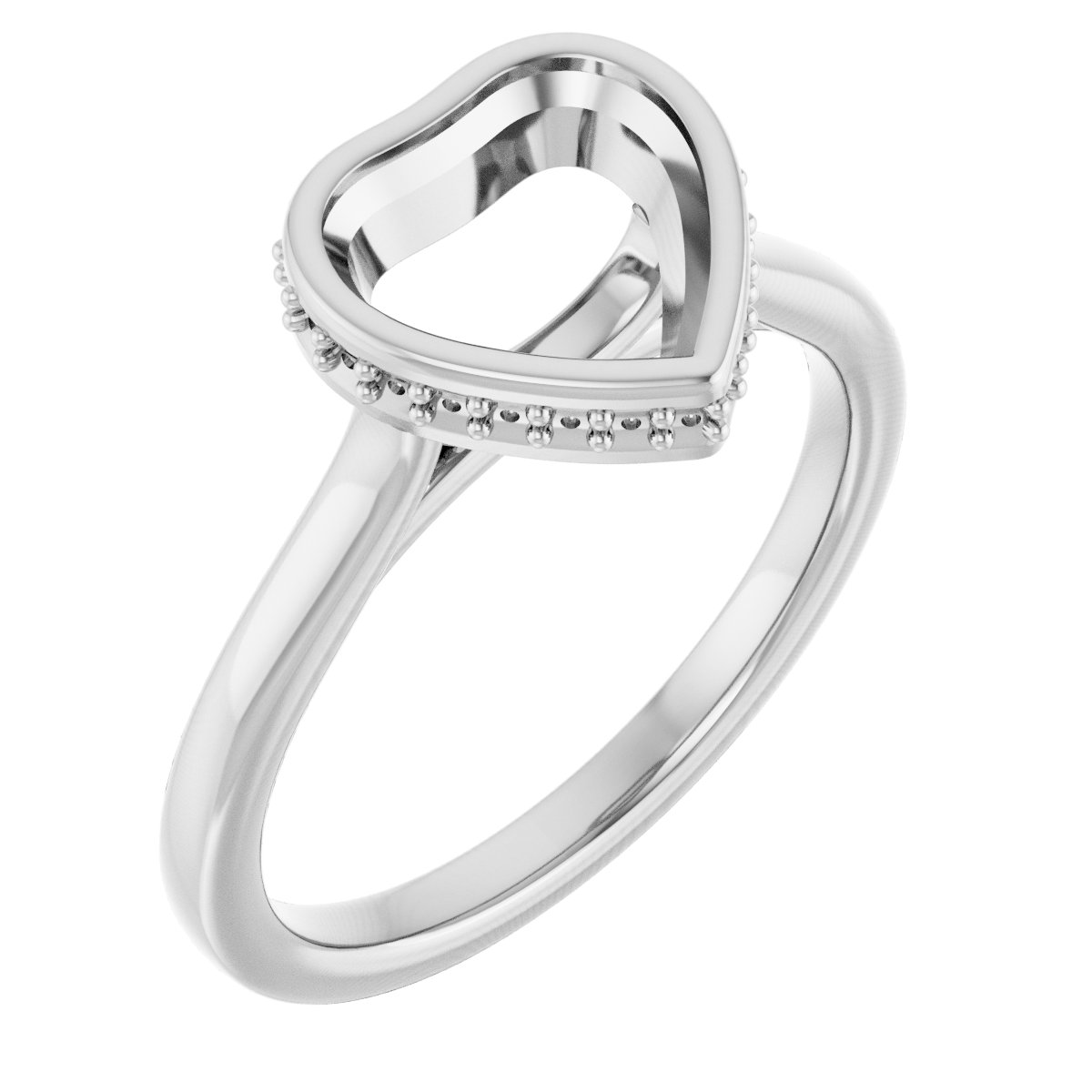 Hidden Halo-Style Engagement Ring