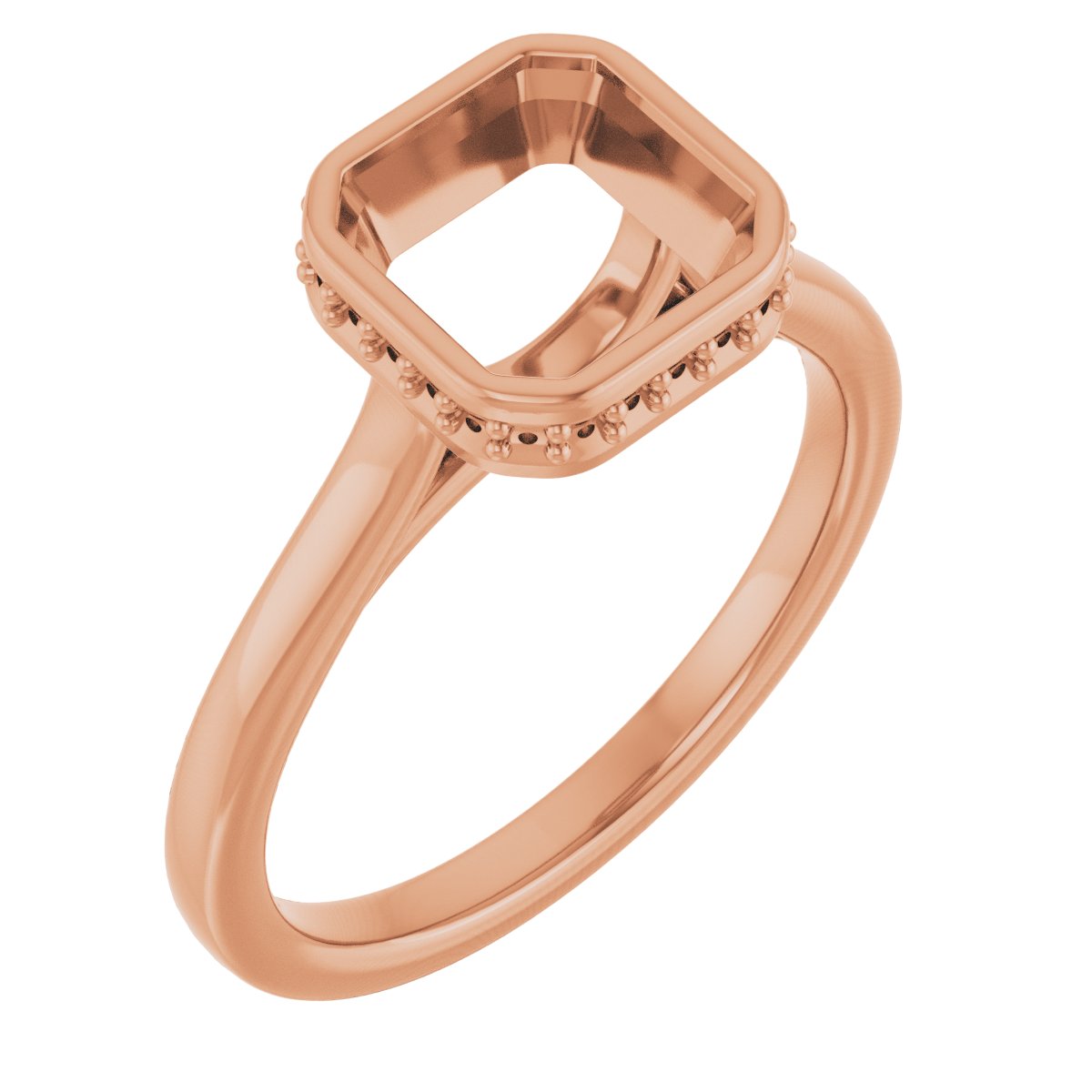 Hidden Halo-Style Engagement Ring