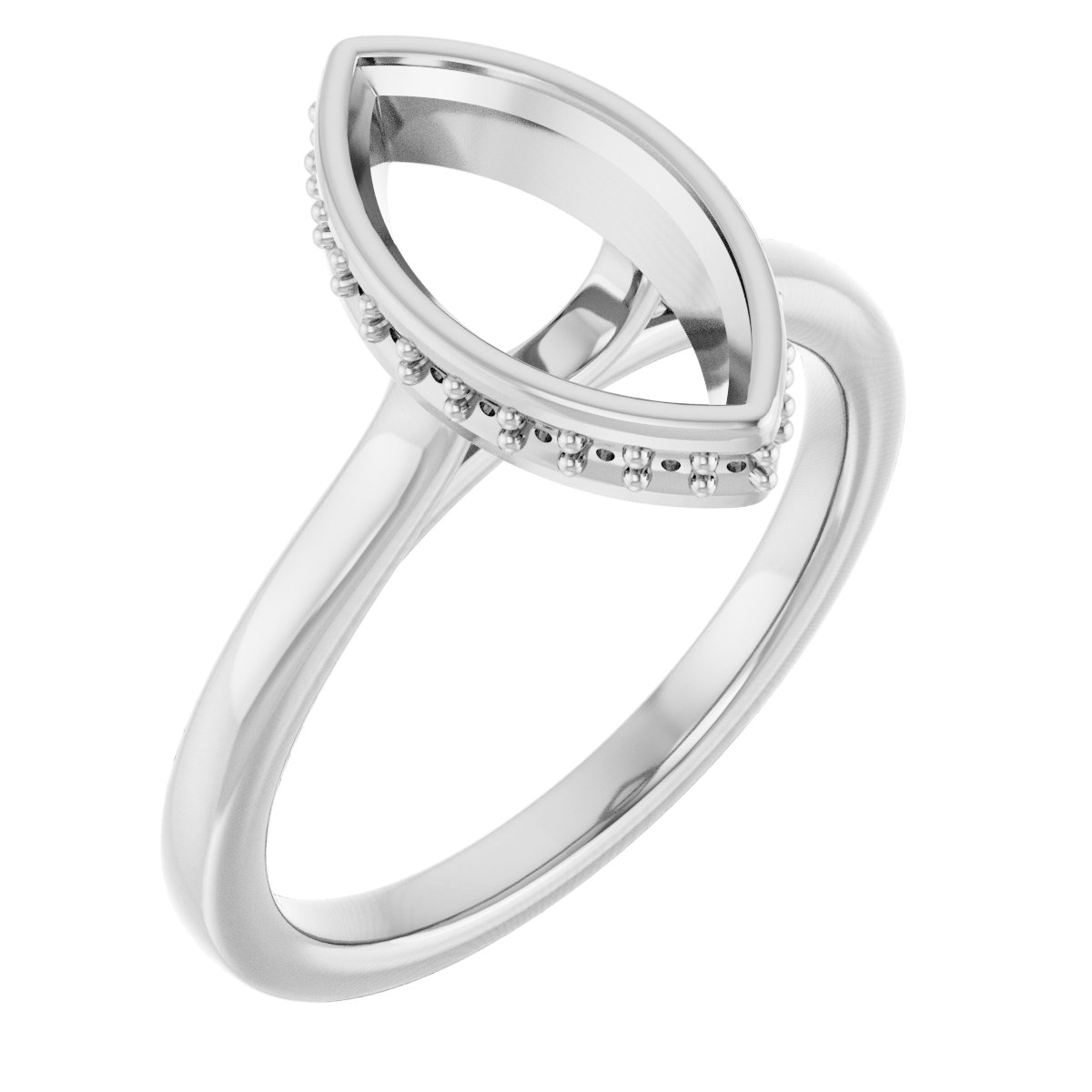 Hidden Halo-Style Engagement Ring