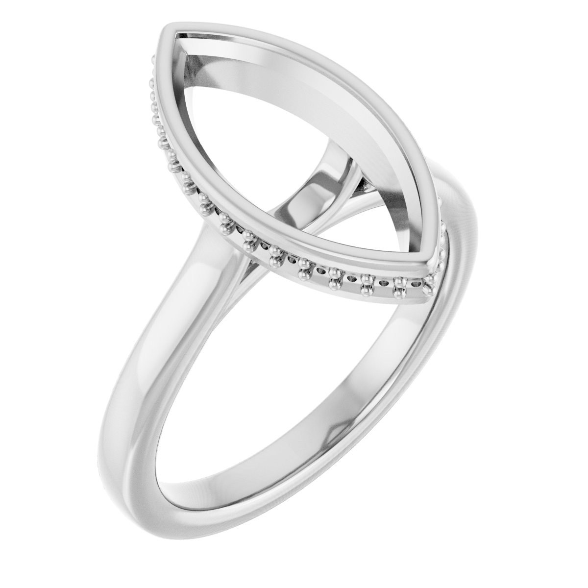 Hidden Halo-Style Engagement Ring
