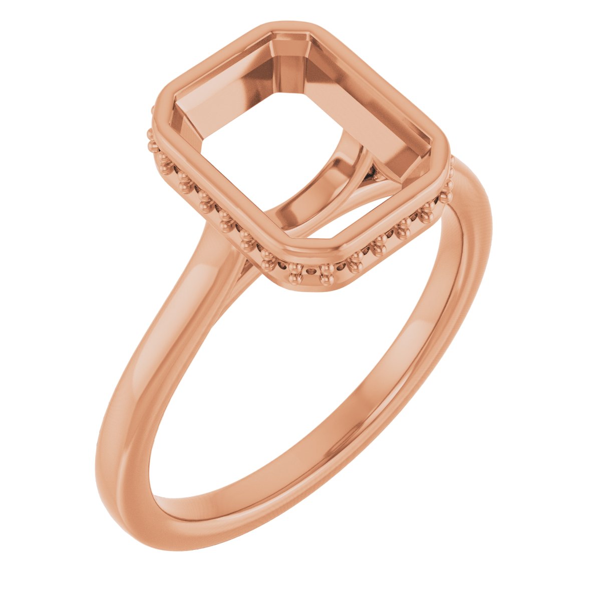 Hidden Halo-Style Engagement Ring