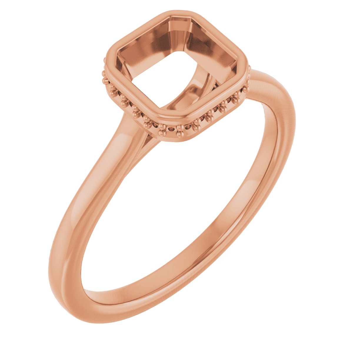 Hidden Halo-Style Engagement Ring