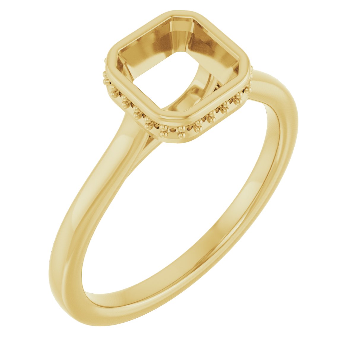 Hidden Halo-Style Engagement Ring