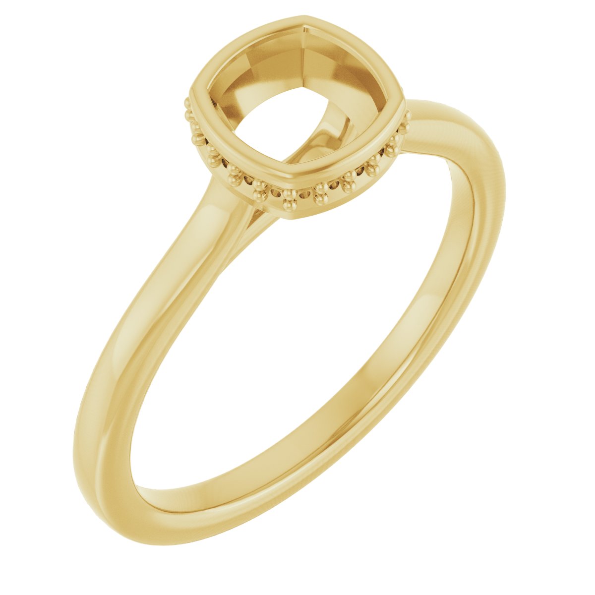 Hidden Halo-Style Engagement Ring