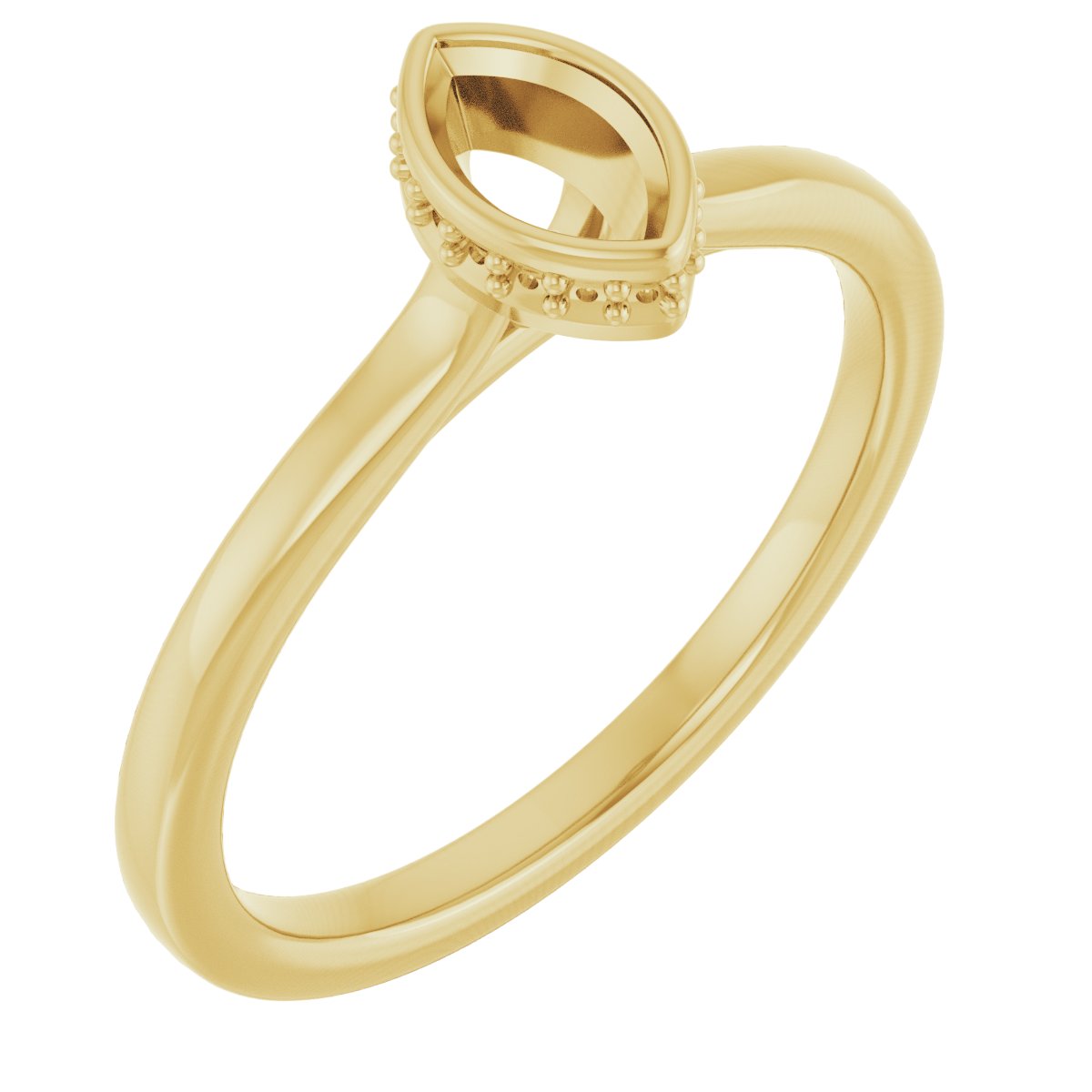 Hidden Halo-Style Engagement Ring