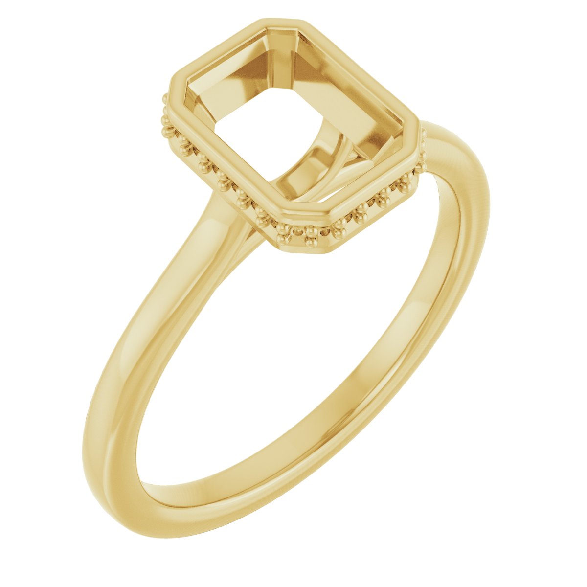 Hidden Halo-Style Engagement Ring