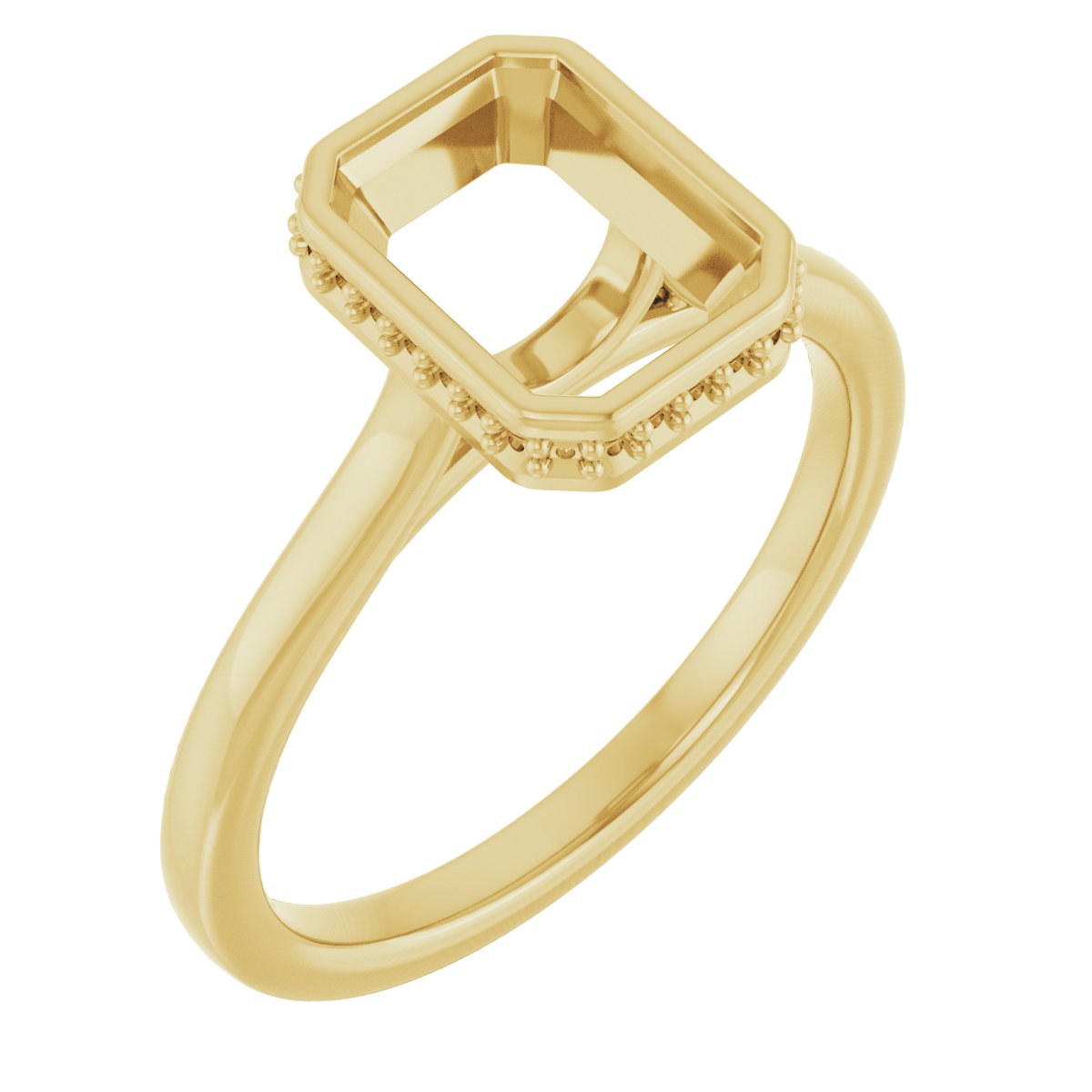 Hidden Halo-Style Engagement Ring