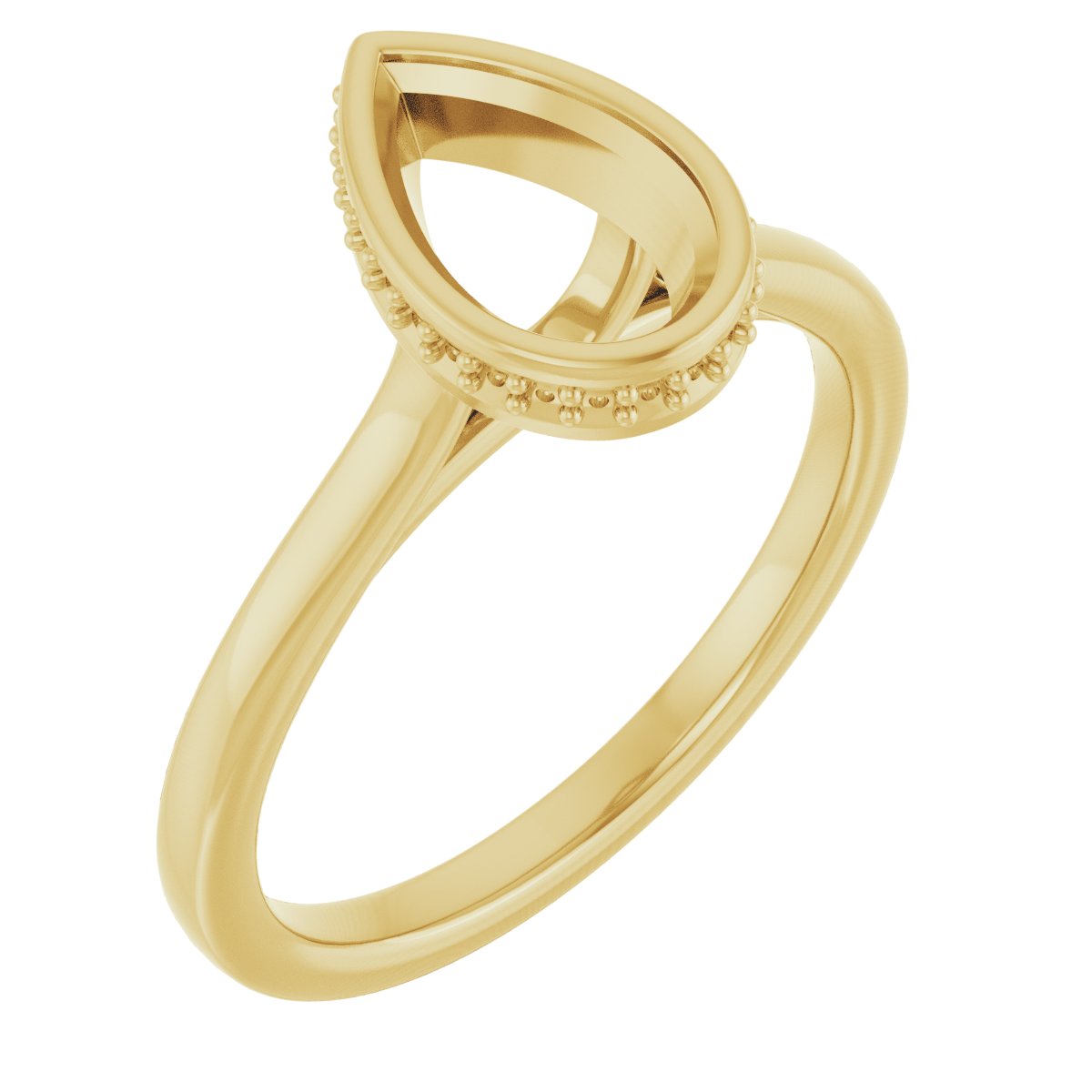 Hidden Halo-Style Engagement Ring