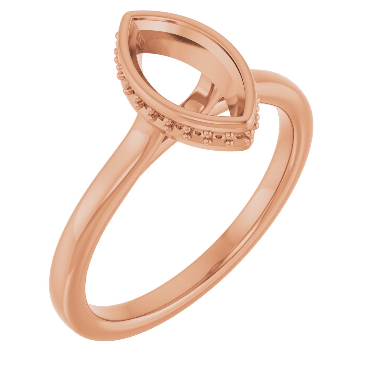 Hidden Halo-Style Engagement Ring