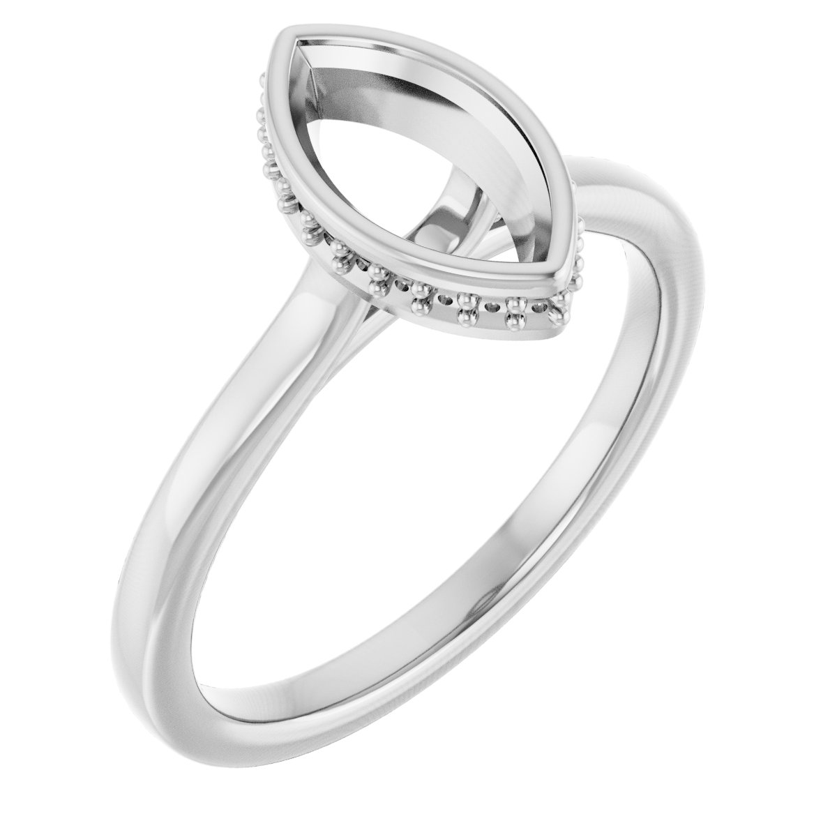 Hidden Halo-Style Engagement Ring
