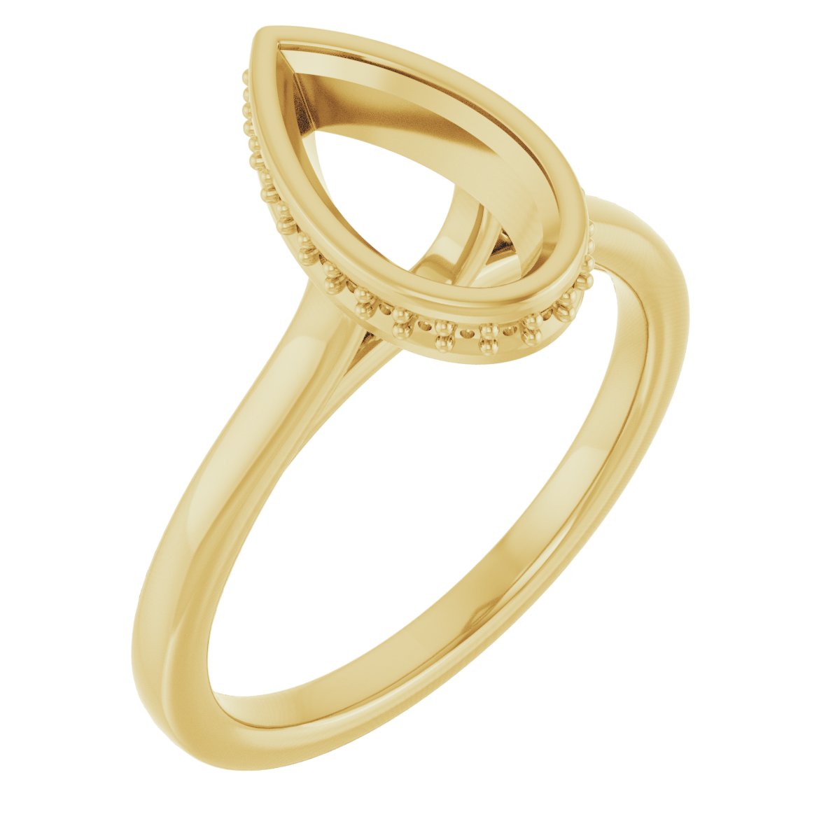 Hidden Halo-Style Engagement Ring