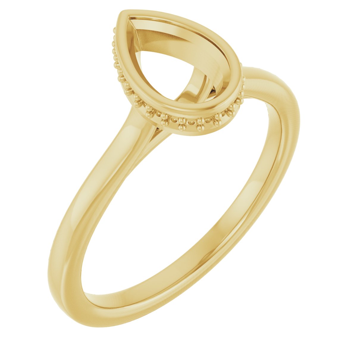 Hidden Halo-Style Engagement Ring