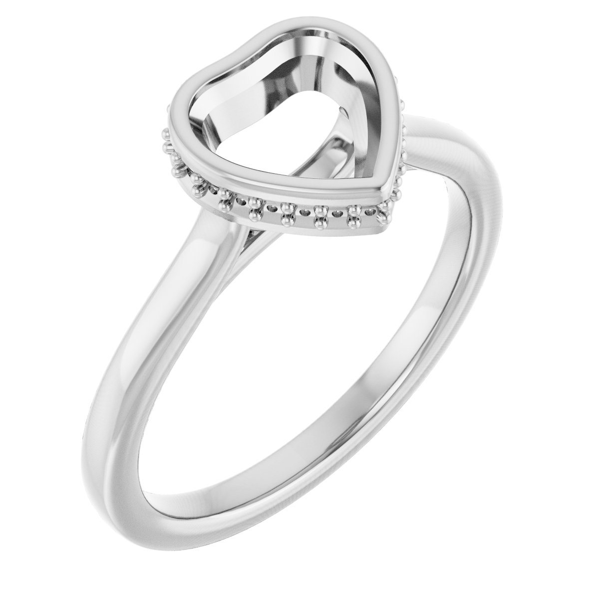 Hidden Halo-Style Engagement Ring