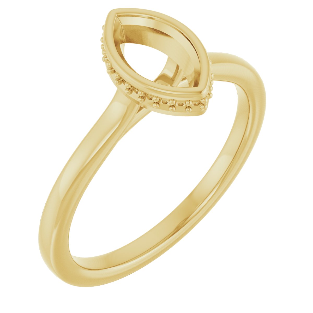 Hidden Halo-Style Engagement Ring