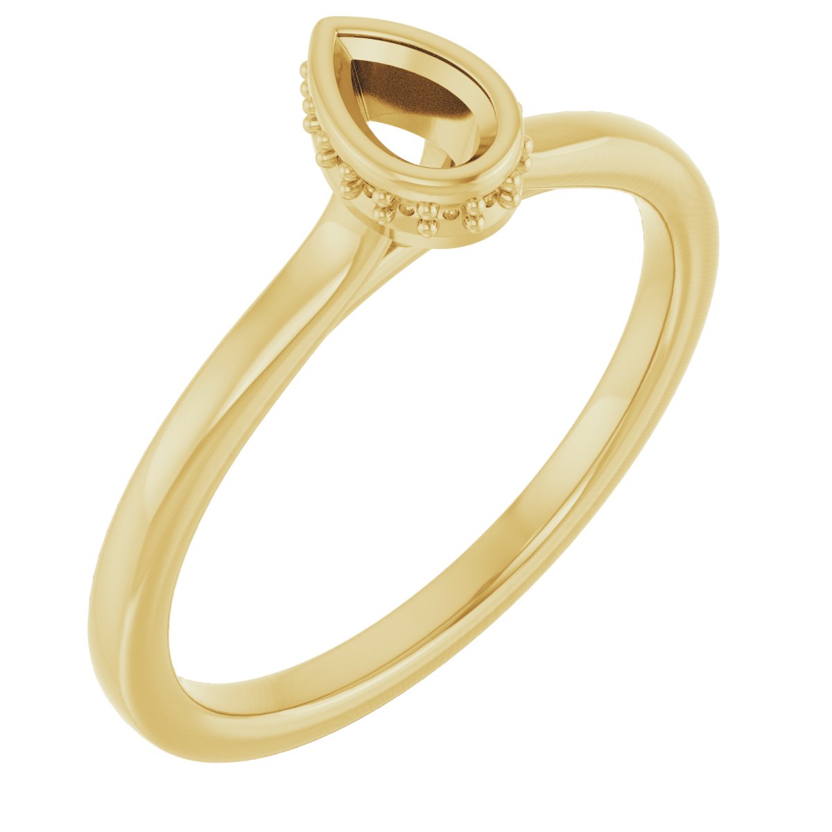 Hidden Halo-Style Engagement Ring