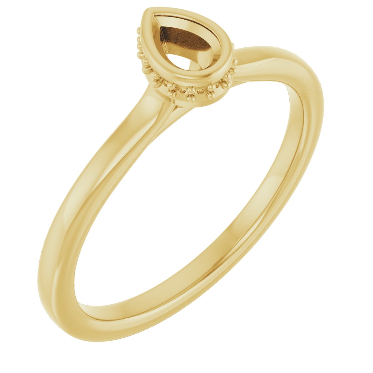 Hidden Halo-Style Engagement Ring