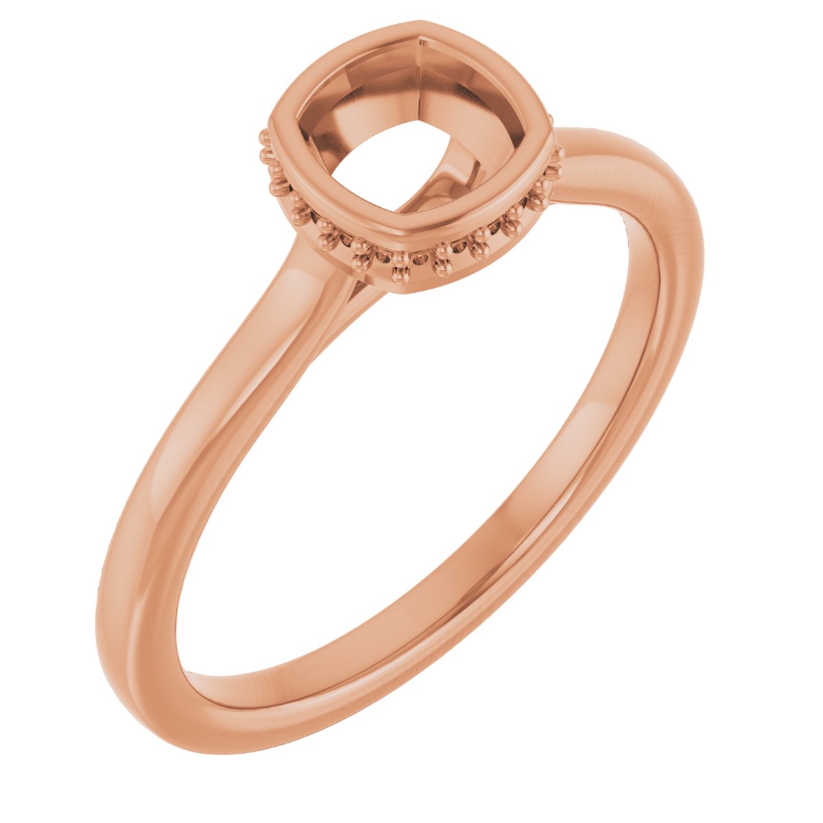Hidden Halo-Style Engagement Ring