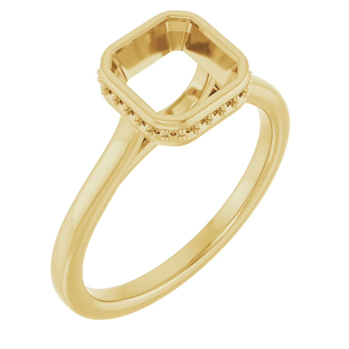 Hidden Halo-Style Engagement Ring