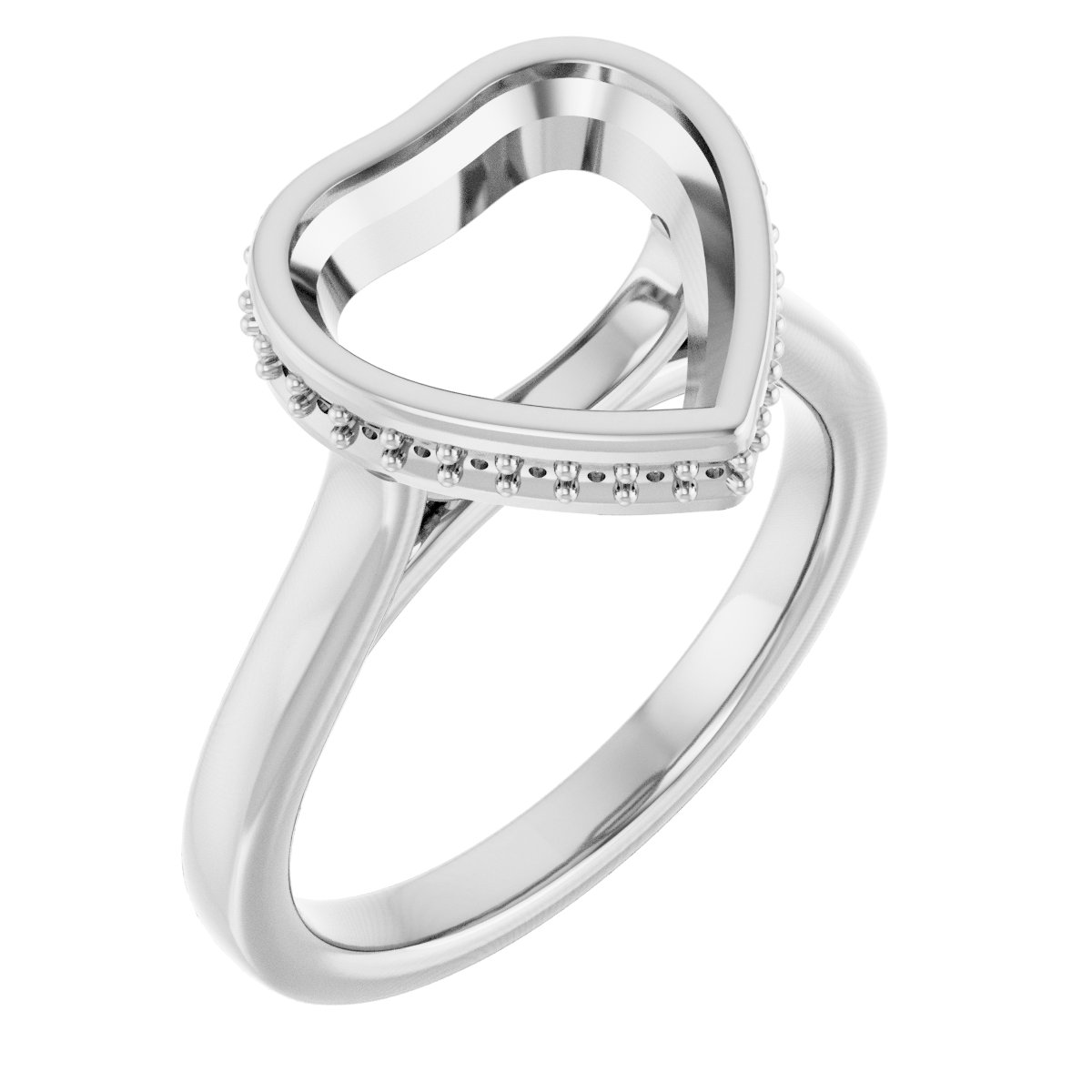 Hidden Halo-Style Engagement Ring
