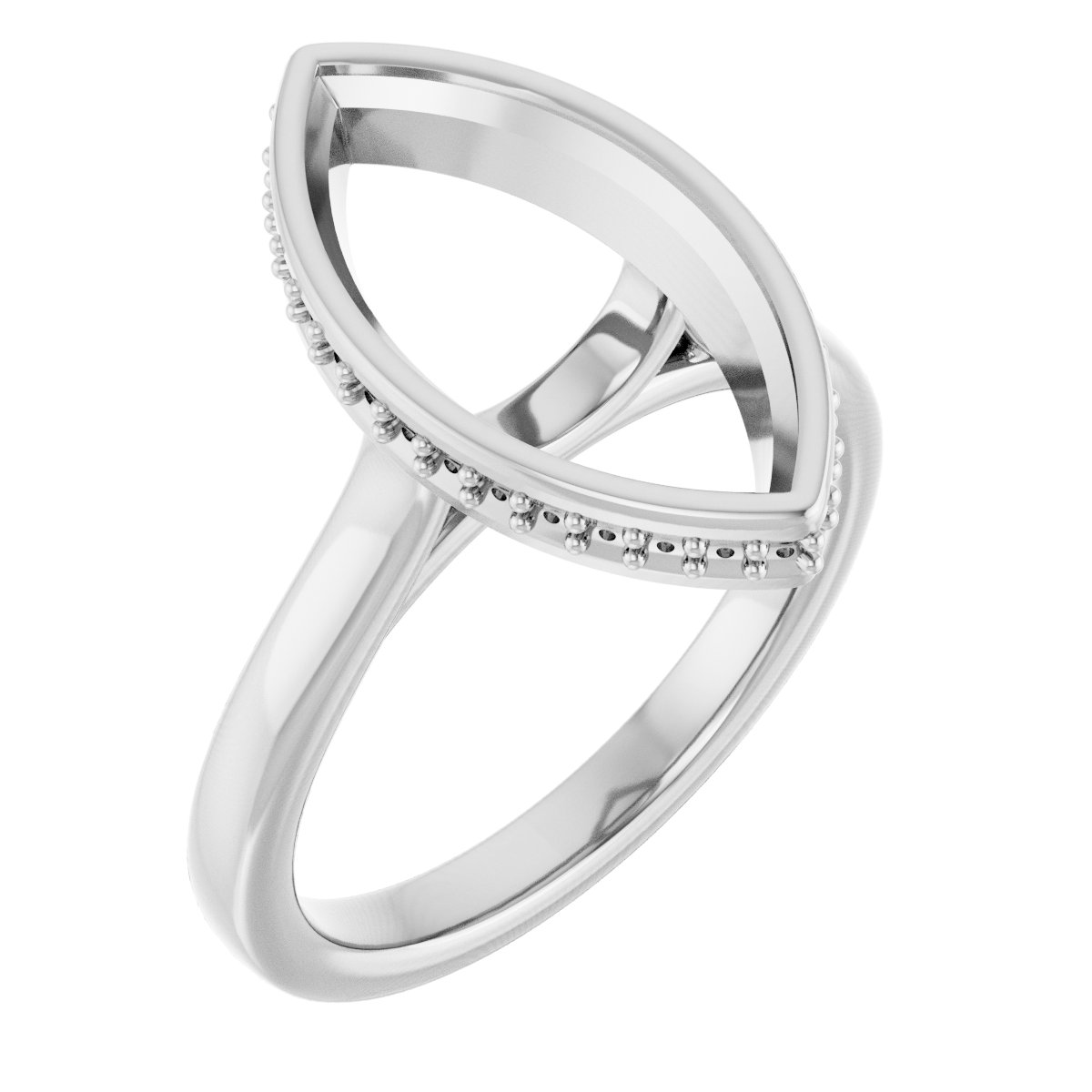 Hidden Halo-Style Engagement Ring