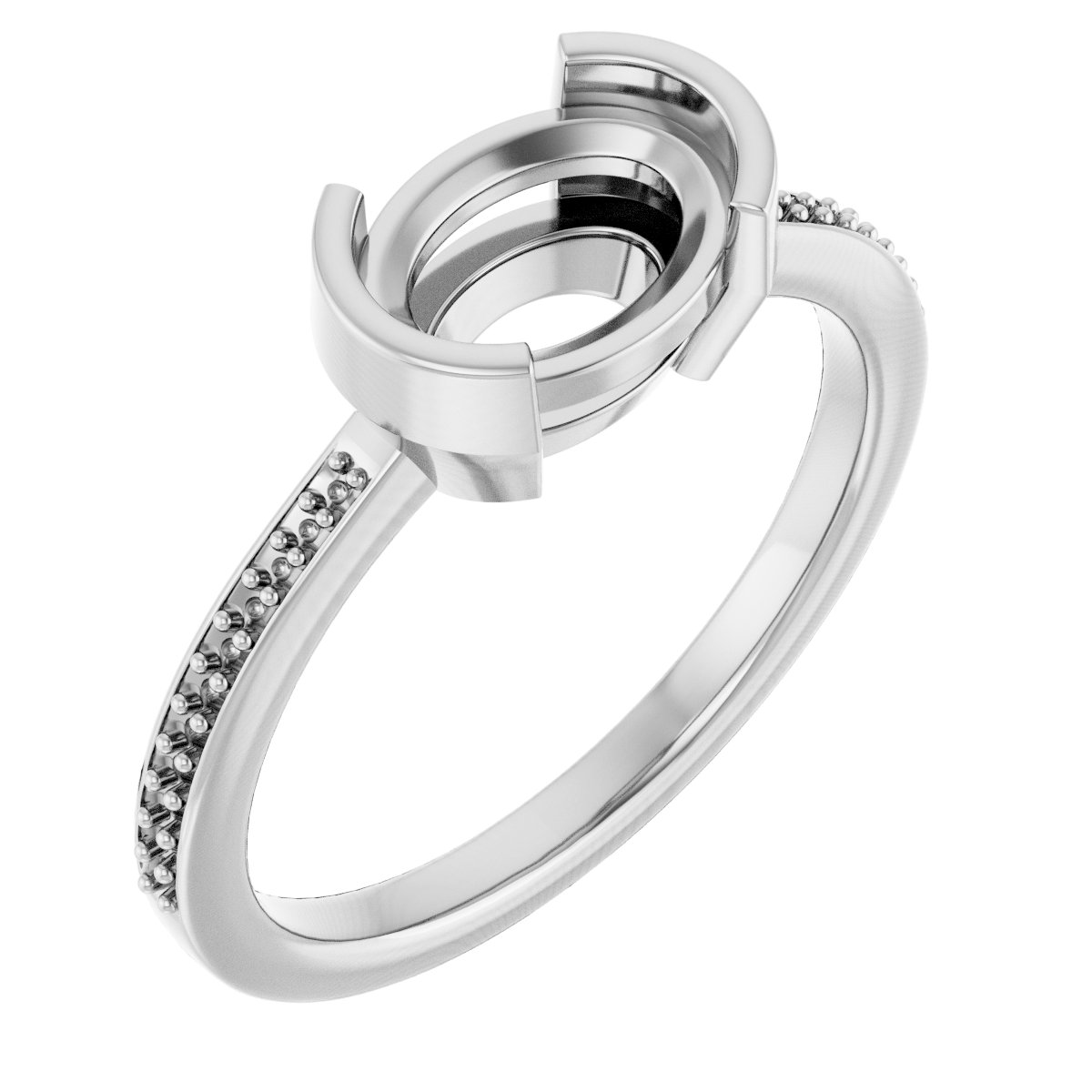 Half-Bezel Ring