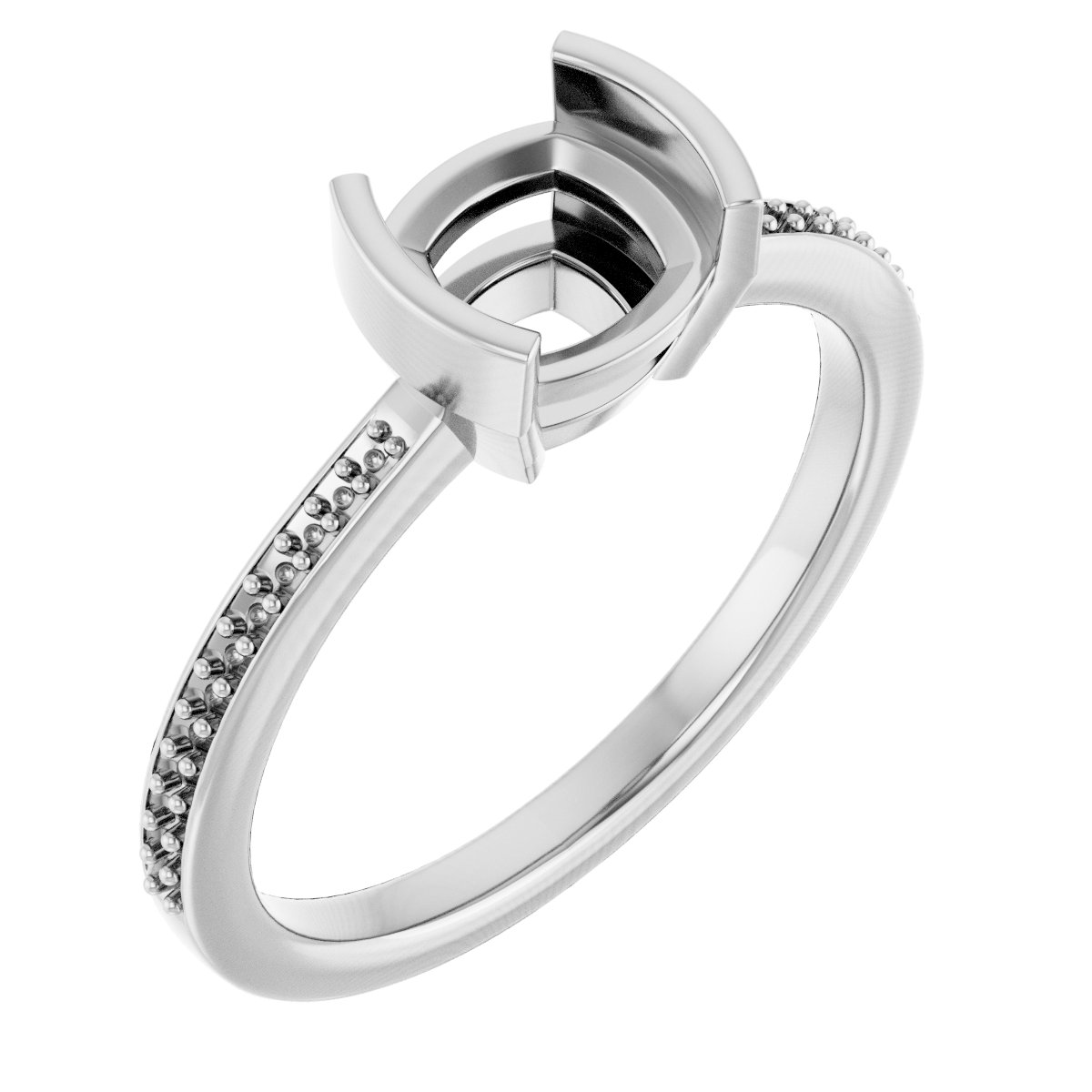 Half-Bezel Ring