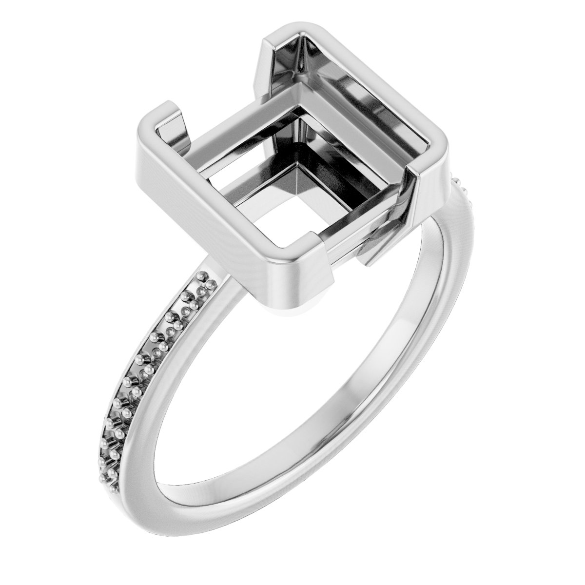 Half-Bezel Ring