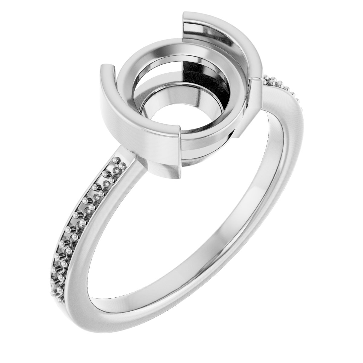 Half-Bezel Ring