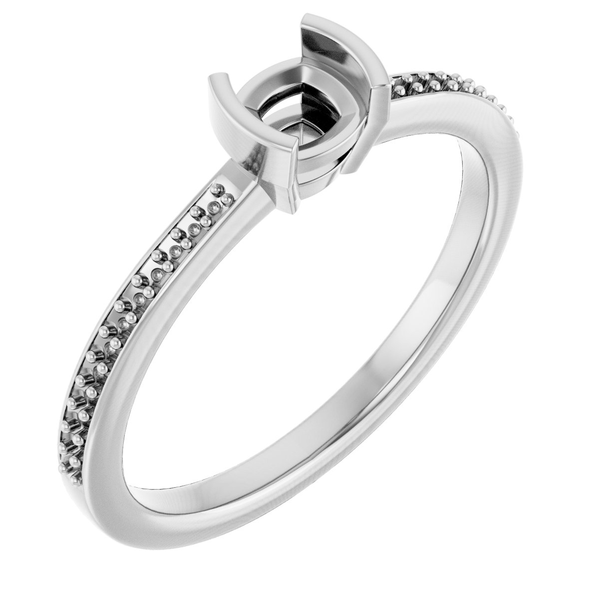 Half-Bezel Ring