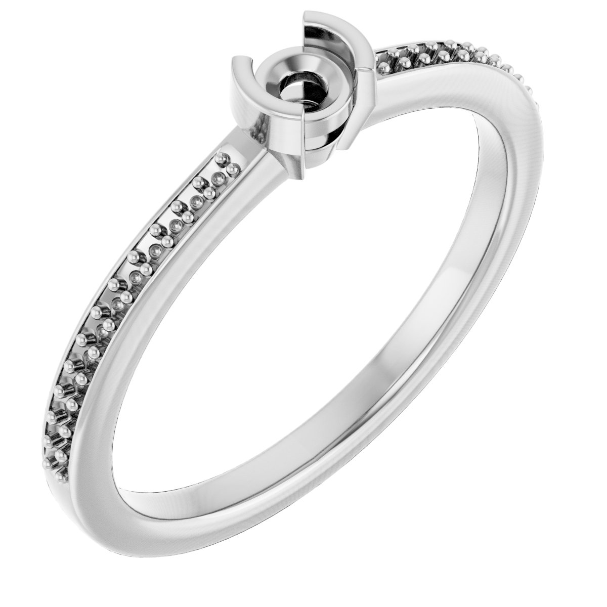 Half-Bezel Ring