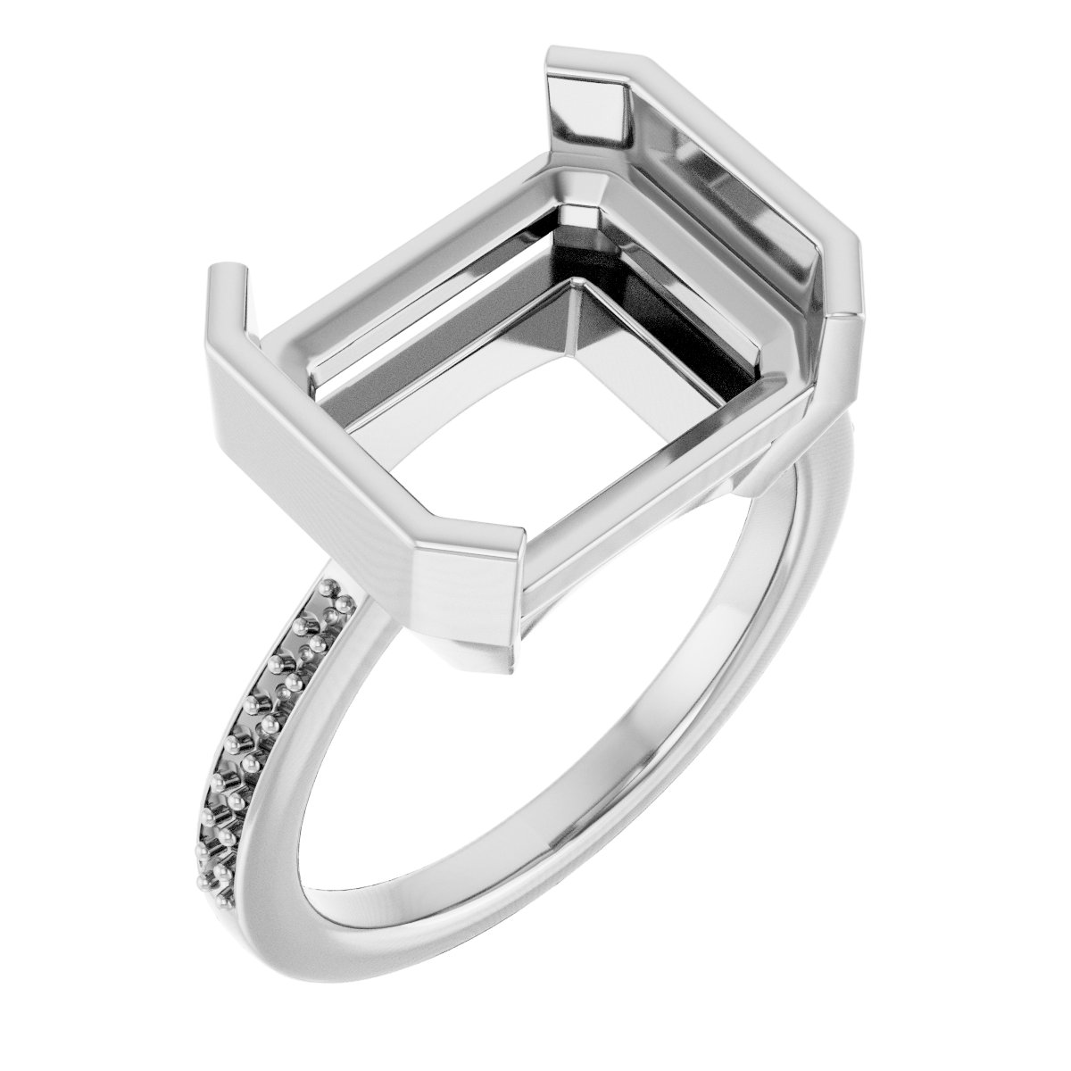 Half-Bezel Ring