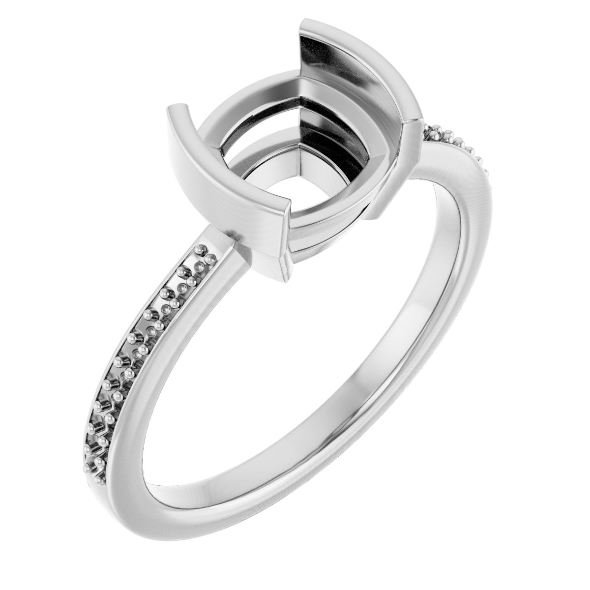 Half-Bezel Ring