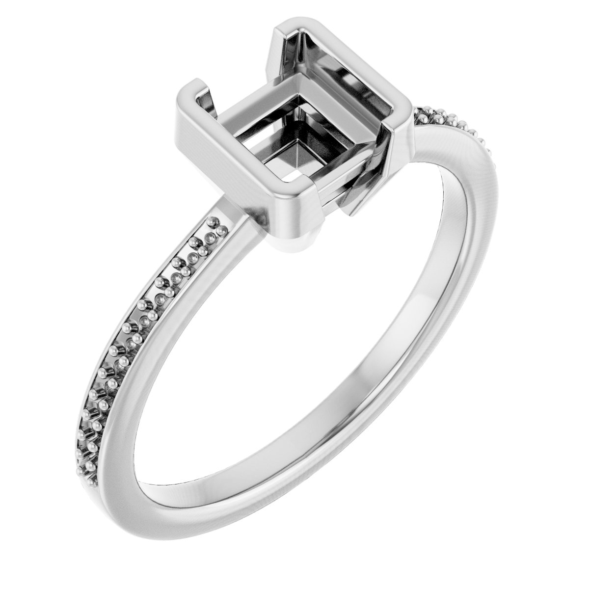 Half-Bezel Ring