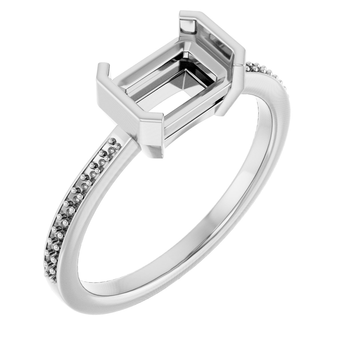 Half-Bezel Ring