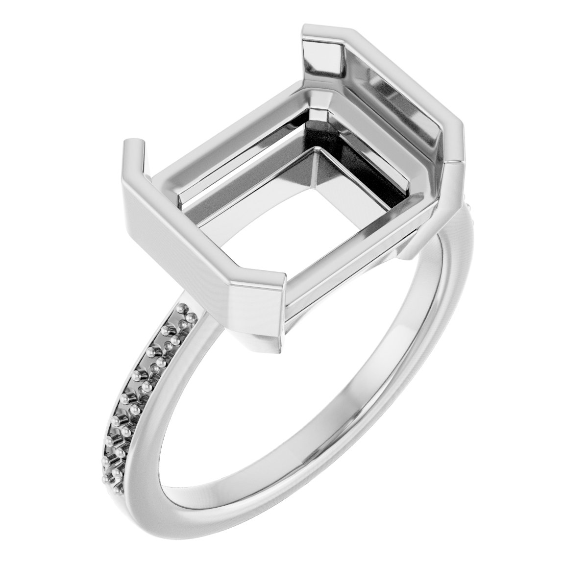 Half-Bezel Ring