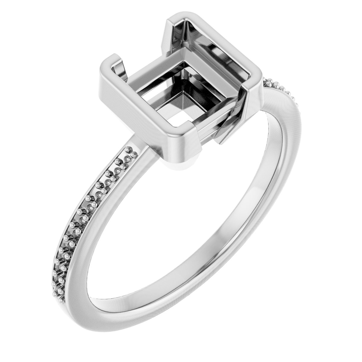 Half-Bezel Ring