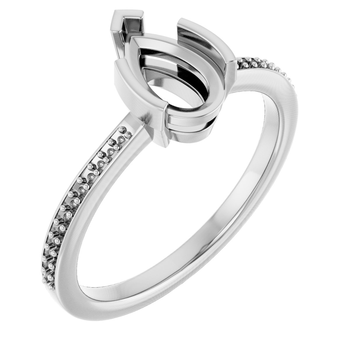 Half-Bezel Ring